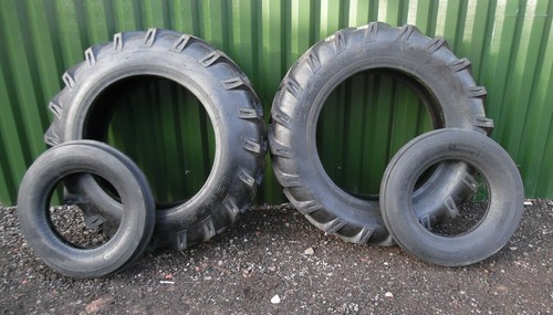 Tractor tyres rears - x2, /
